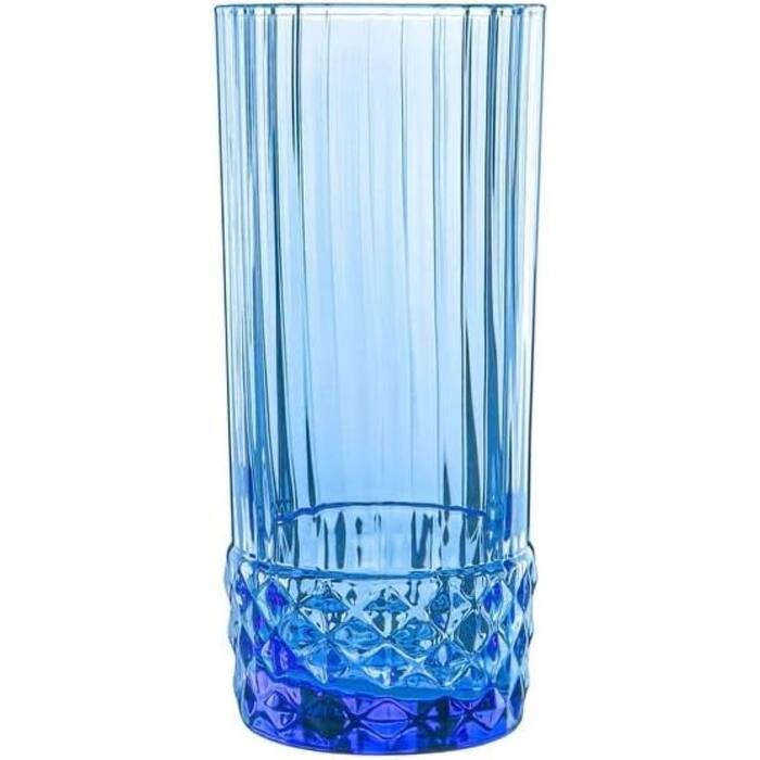 Bormioli Rocco Set of 6 America'20 Cooler Tempered Glass - 48 cl