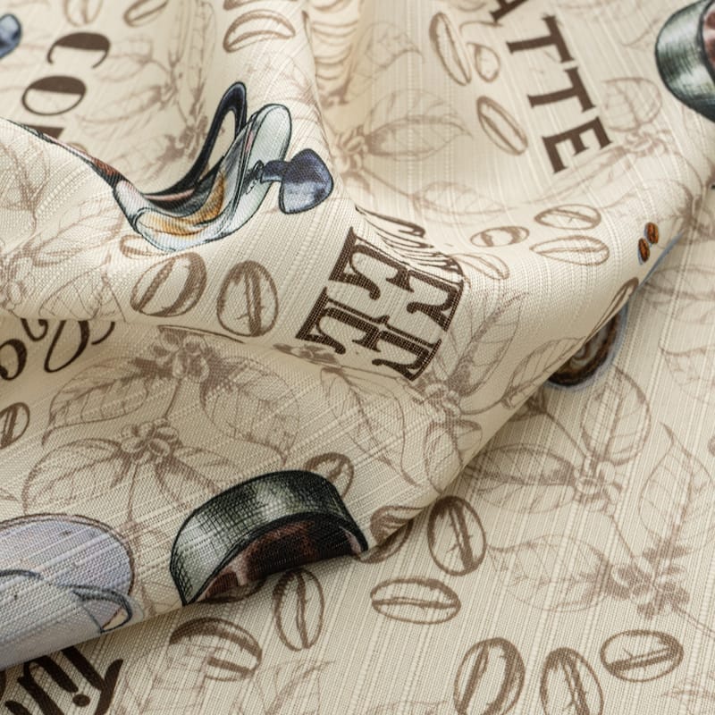 Latte Cucina Kitchen Curtain Set