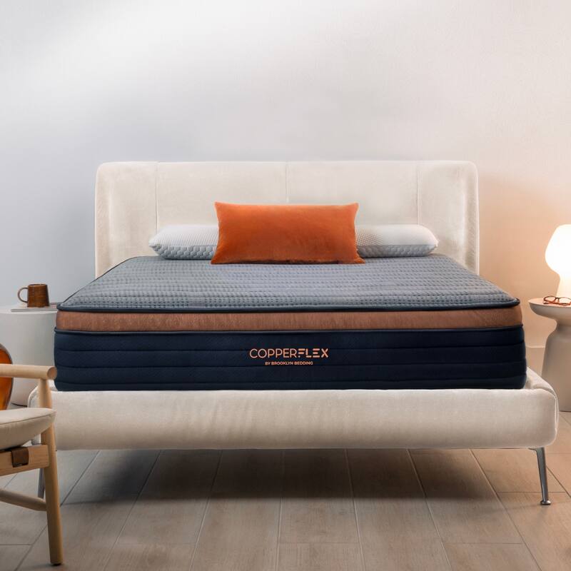 Brooklyn Bedding CopperFlex 12" Hybrid Mattress with Zoned Foam