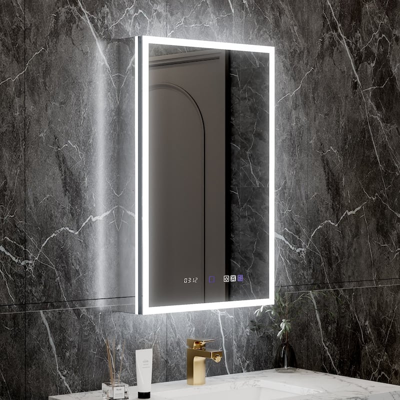 Modland 20x32" LED Recessed or Surface Medicine Cabinet with Mirror