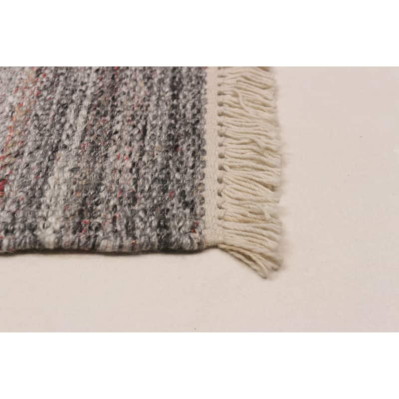 Boho Grey Kilim 5'0" x 8'0" - 5'0 x 8'0