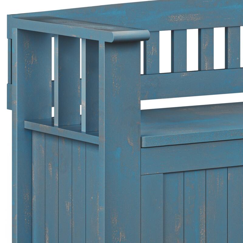 WYNDENHALL Normandy Solid Wood 48-inch Entryway Storage Bench