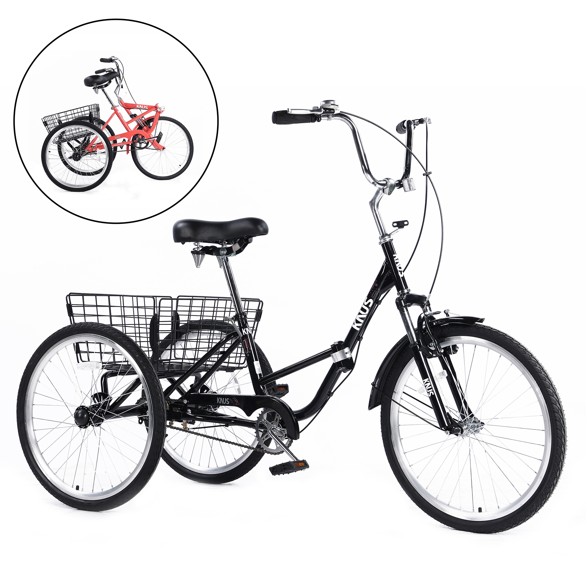24 folding sale tricycle