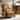 Alex Mid-century Modern Genuine Leather Manual Recliner with Wooden Curved Arms