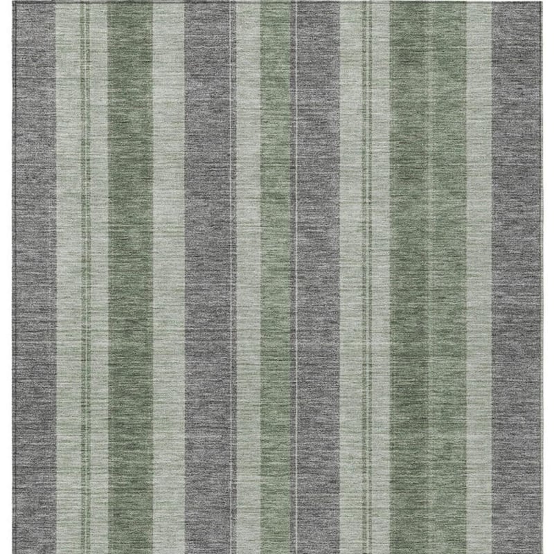 HomeRoots Striped Transitional Rectangle Outdoor Rug