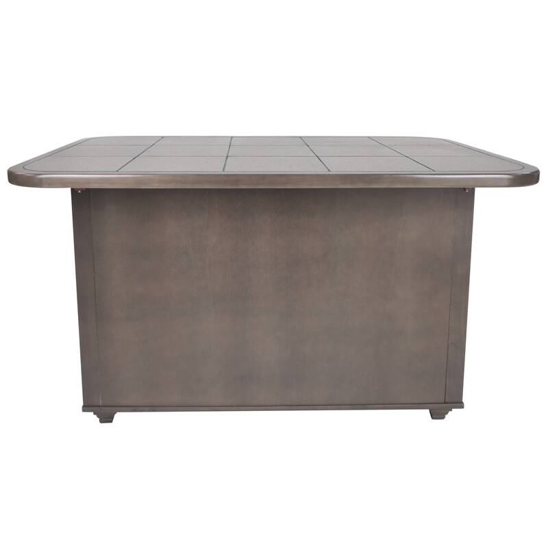 Kitchen Island with Storage, Rolling Cart, Gray Tile Top, Kitchen Workstation