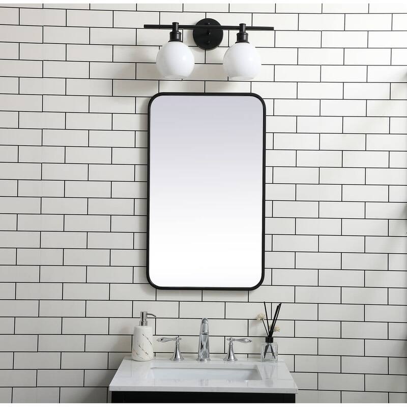 Elegant Lighting MR801830 Formiae 18" W x 30" H Contemporary