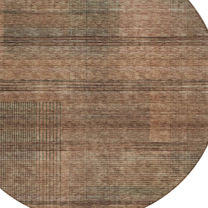 HomeRoots Striped Transitional Rectangle Outdoor Rug