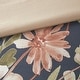 preview thumbnail 6 of 16, Madison Park Maia Navy Blush Floral Print 8-piece Cotton Comforter Set