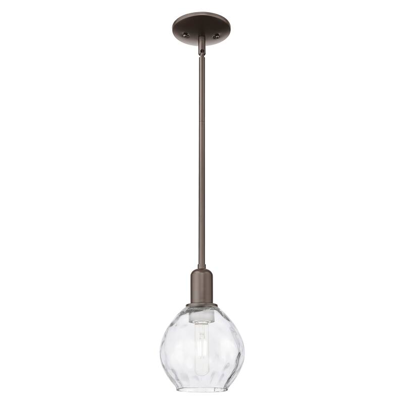 Innovations Lighting Endless Possibilities Arcadia - Waverly - 1 Light 6" Stem Hung Mini Pendant - Oil Rubbed Bronze