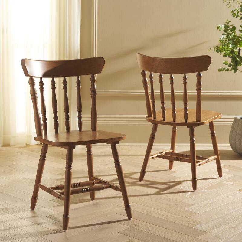 SAFAVIEH HOME Coralyn Caprail Dining Chair (Set of 2) - 17"W x 20"D x 34"H