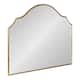 Kate and Laurel Leanna Framed Arch Wall Mirror - 32x28 - Gold