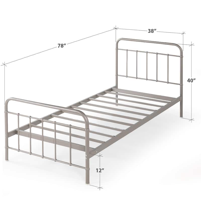 Priage by ZINUS Metal Platform Bed Frame