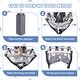 preview thumbnail 14 of 22, 3-in-1 Baby Playard with Bassinet, Changing Table Music Toy Included Carry Bag for Newborn to Toddler