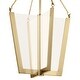 preview thumbnail 5 of 7, Kichler Calters 19.75 inch LED Pendant with Champagne Gold Finish