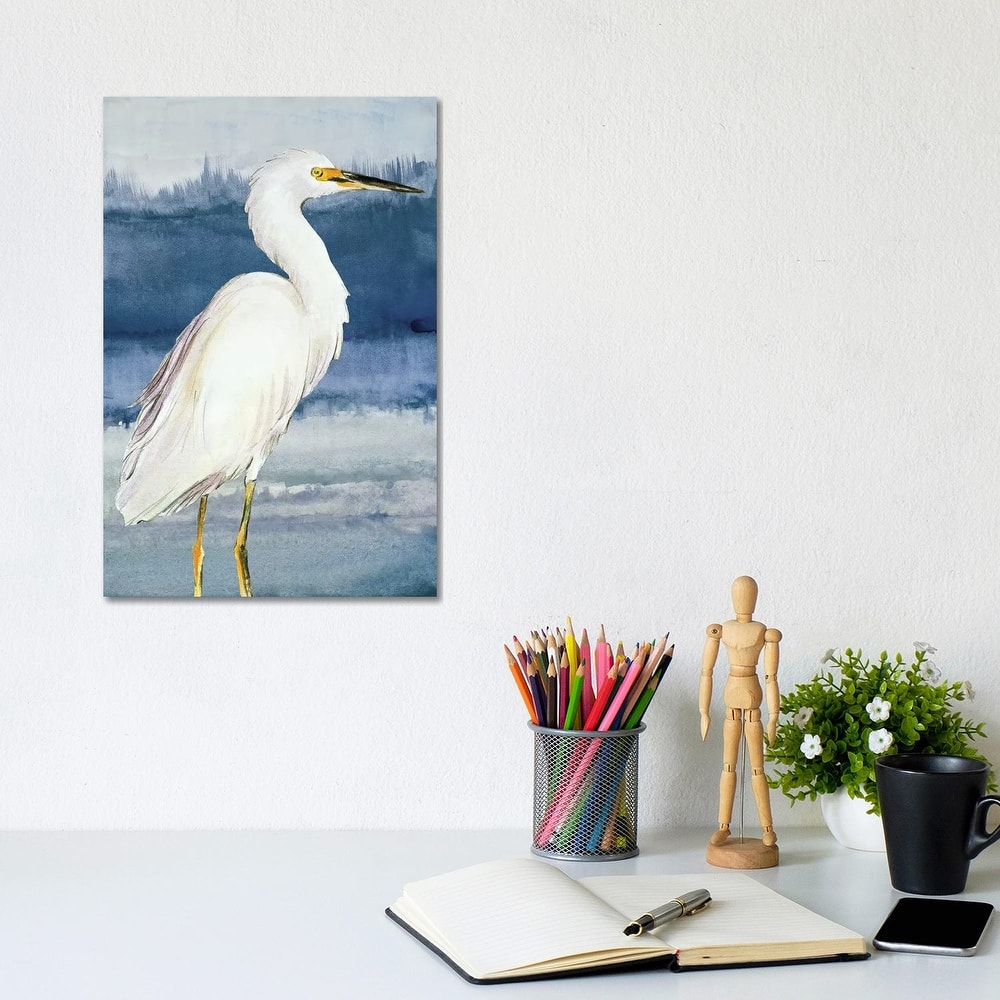 iCanvas "Heron on Blue II" by Lanie Loreth Canvas Print