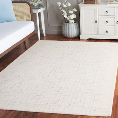SAFAVIEH Handmade Ebony Bodhild Modern & Contemporary Wool Rug