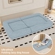 preview thumbnail 14 of 26, Folding Sofa Chair with 5 Adjustable Positions Plush Floor Lounge Chair for Gaming, Meditation, and Relaxation