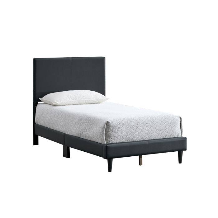 GDF Studio - Emily Modern Upholstered Bed with Adjustable Headboard (Mattress Not Included)