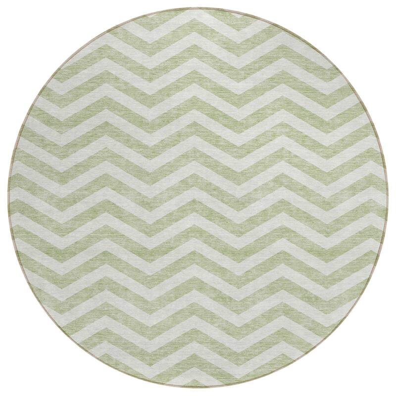 HomeRoots Chevron Transitional Rectangle Outdoor Rug
