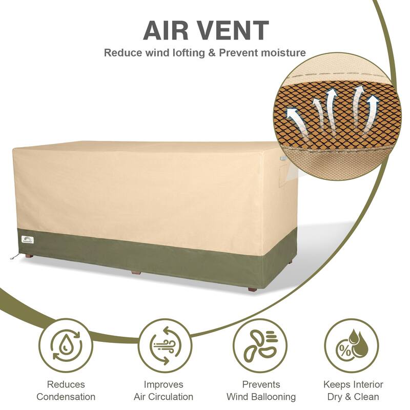 Aoodor Heavy Duty Patio Loveseat Cover