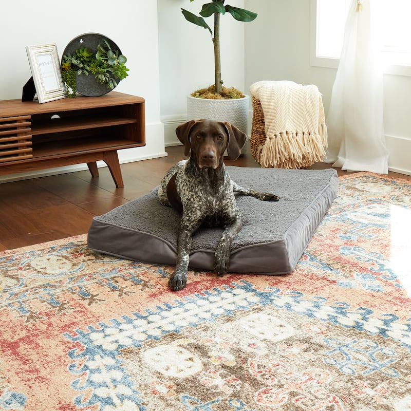 Happy Hounds Oscar Orthopedic Sherpa Dog Bed