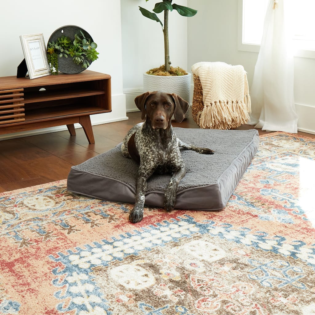Happy Hounds Oscar Orthopedic Sherpa Dog Bed