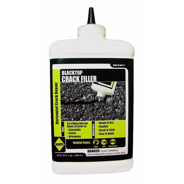 Crack Filler Concrete Crack Filler, Black, Limestone Asphalt Mix, 32
