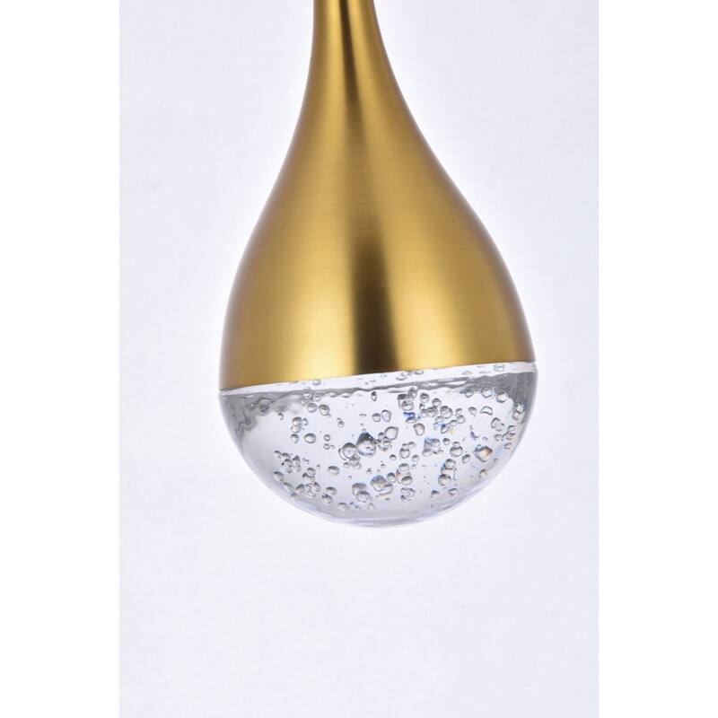 Indigo Home 10 inch LED pendant in satin gold