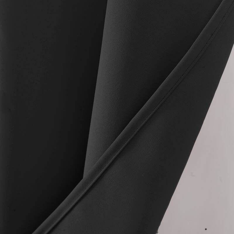 Riley 100 percent Blackout Window Curtain Panel 45, 63, 84, 95 or 105 inch