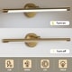 preview thumbnail 10 of 46, Modern Rotatable Bathroom Vanity Light LED Bath Bar