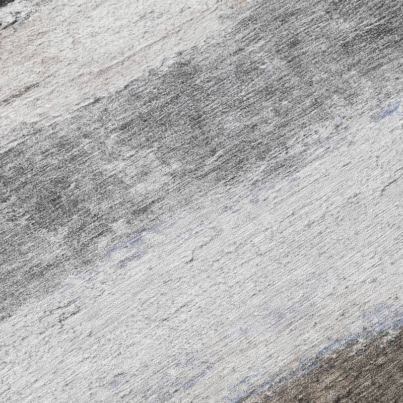 Machine Washable Indoor/Outdoor Watercolor Ombre Chantille Rug