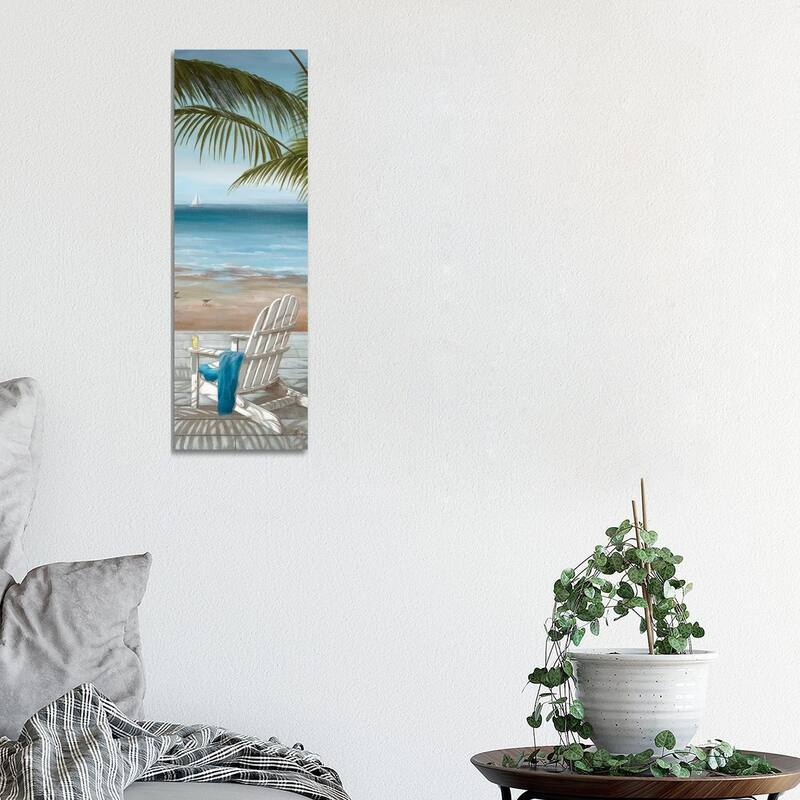 iCanvas "Walk on the Beach II" by Nan Canvas Print - 36x12x1.5