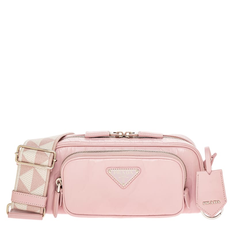 Prada Nappa Antique Multi-Pocket Bag - Pale Pink