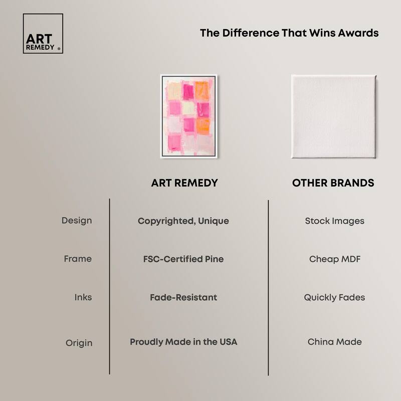 Color Squares I Canvas by Art Remedy