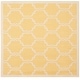 preview thumbnail 47 of 104, SAFAVIEH Courtyard Charleen Indoor/ Outdoor Waterproof Patio Backyard Rug 4' x 4' Square - Yellow/Beige