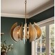 preview thumbnail 5 of 8, Minka Lavery 3464 Saint Martin 8 Light 28" Wide Abstract Chandelier