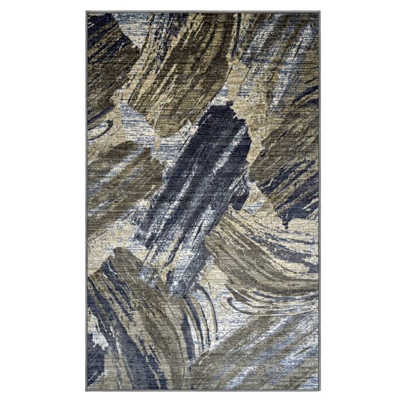 Superior Rivas Printed Non-Slip Washable Indoor Area Rug