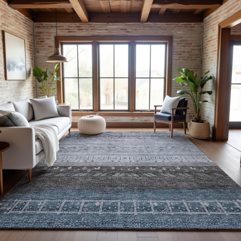 Premium Washable Super Soft Modern Tribal Mayfield Rug