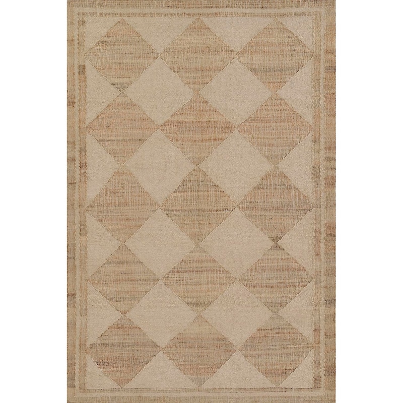 Erin Gates by Momeni Orchard Court Hand Woven Wool and Jute Rug - 10' x 14' - Ivory - Rectangle