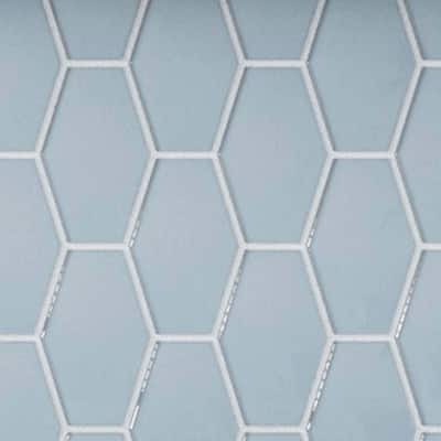 Cruz Bay Studio MKT2871 Long Hex - 11" x 11" Geometric Wall Tile -