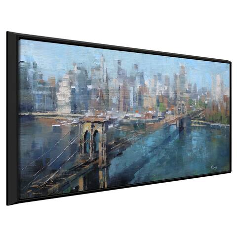 "Brooklyn Bridge " Print on Floating Canvas