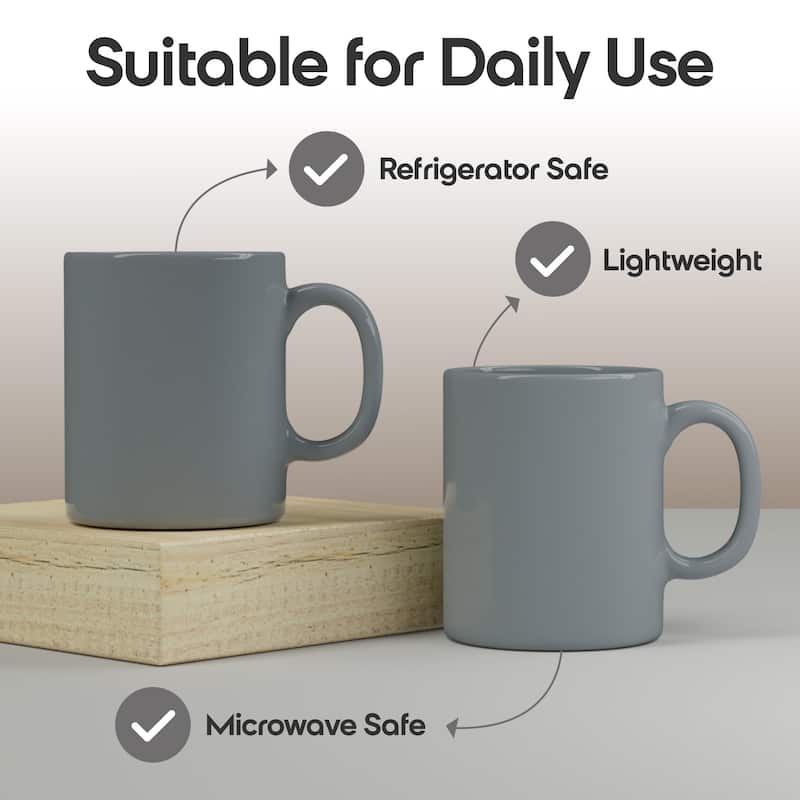 Omniware Teaz Cafe 11 oz Classic Mug - 3" D x 3.75" H