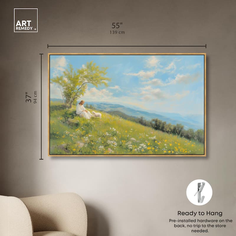 Pastoral Peace I Canvas by Art Remedy