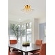 preview thumbnail 8 of 6, Fleur Illumination 6 light Gold Flush Mount
