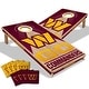 preview thumbnail 1 of 5, Washington Commanders NFL 2x4 Professional Cornhole Board Set Include Carrying Case