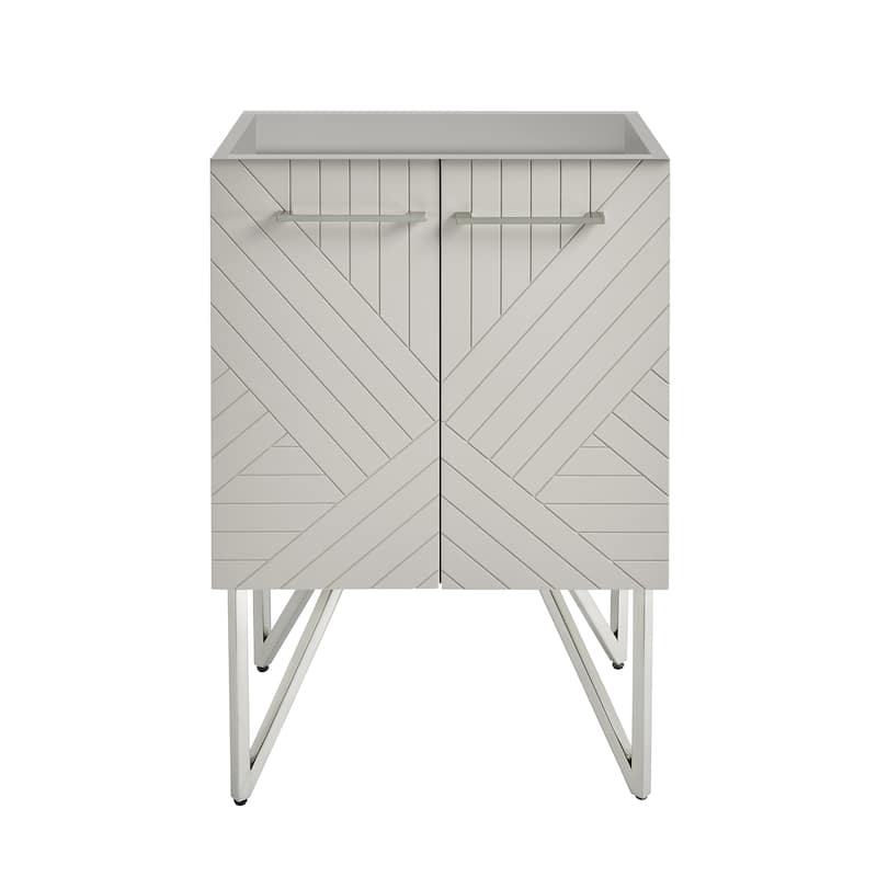 Annecy 24 Mayhem Greige Bathroom Vanity Cabinet Only (Sm-Bv256Ei)