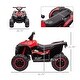 preview thumbnail 10 of 22, 12V Kids Electric ATV Quad Ride-On with Music, Headlights, AUX & USB, Forward/Reverse, Steel Frame, for Ages 3-5