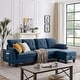 preview thumbnail 8 of 30, Modular Sectional Sofa Couch L Shaped With Storage Ottoman and Side Bags For Living Room