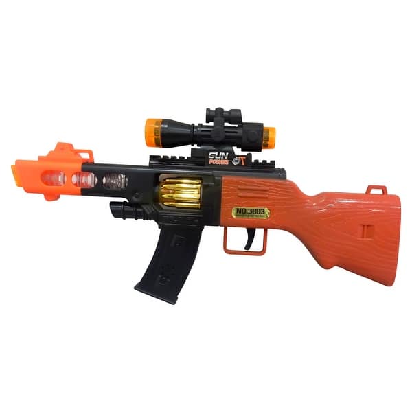 envo toys hunting mini rifle toy with special effects lights sounds